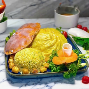 Cơm cua trùm mền